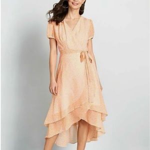 Betsey Johnson Chiffon Wrap Dress